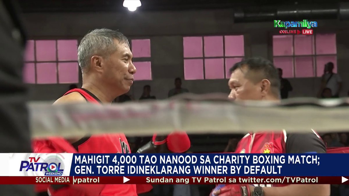 Mahigit P20 milyong halaga ng donasyong cash at relief goods ang nalikom sa charity boxing match nina PNP Chief Gen. Nicolas Torre III at Acting Davao City Mayor Sebastian Duterte.