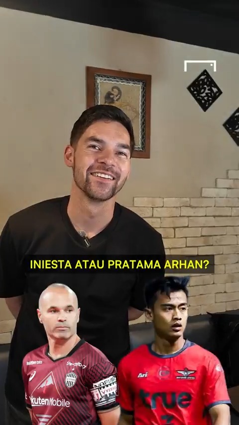 Andres Iniesta atau Pratama Arhan? 👀 Bermain winner stays on edisi liga Jepang bersama cak Sandy Walsh 🤩 #GarudaDiRantau #JLeague #TimnasIndonesia