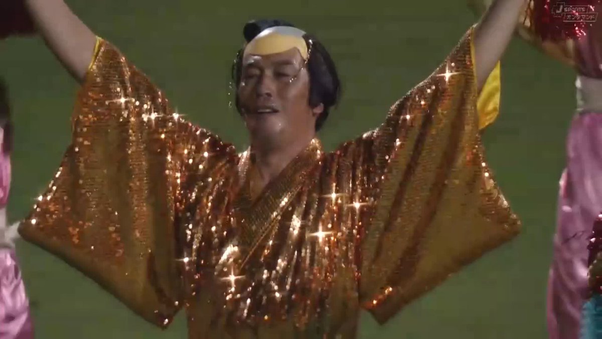 ⚾️踊る‼️『赤ポン☆サンバ』 ⚾️ カープOB 天谷さんが全力演舞👘 来場者全員に配られた「赤いチアポンポン」で球場全体が一つに🏟️ J SPORTSオンデマンド LIVE配信中✨