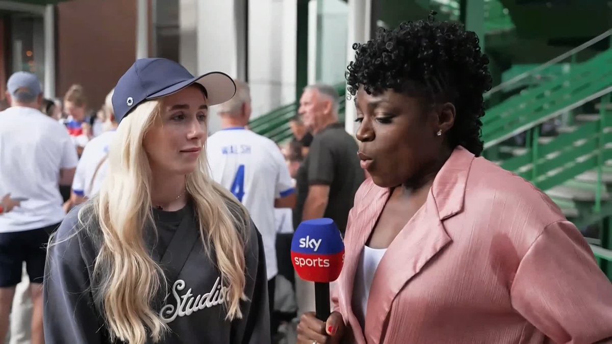 "They need to just play their game" Missy Bo Kearns on the England team ahead of the 2025 Euro final against Spain 🏴