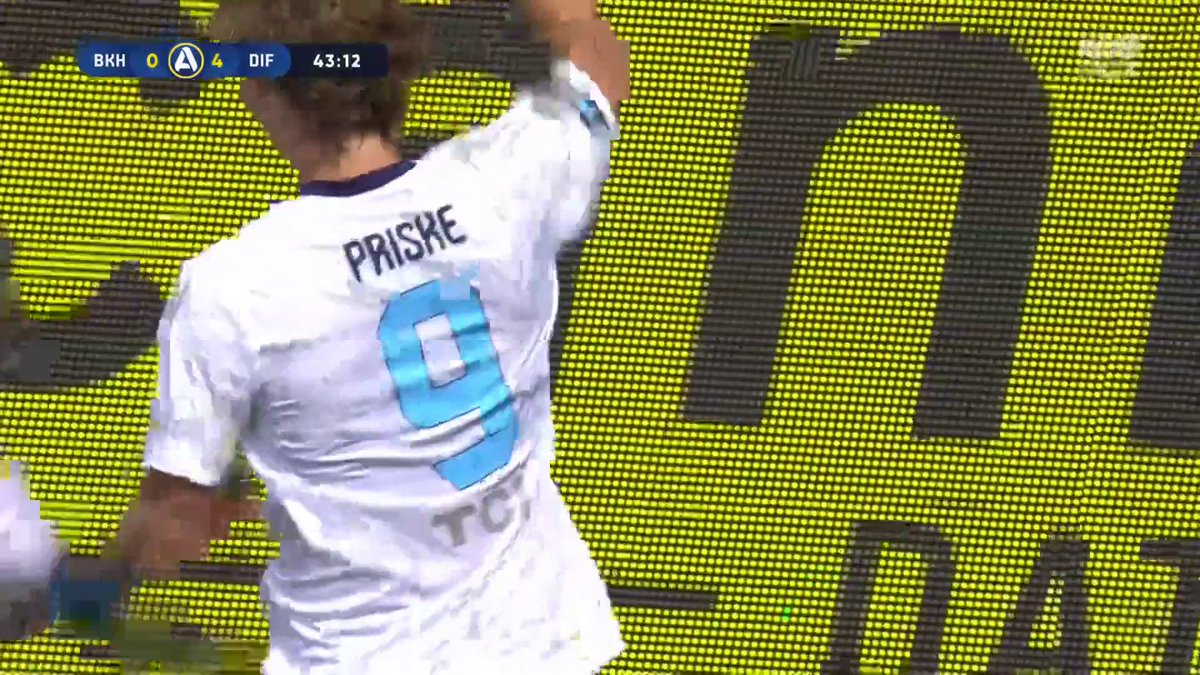 4-0 Djurgården! August Priske näste målskytt för bortalaget mot Häcken! 🔵 📲 Se matchen på HBO Max och Kanal 5