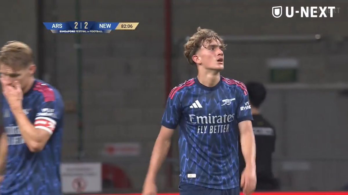 ヘイルエンドの超新星⭐️ 15歳 #ダウマン の突破からPK獲得⚽️ キャプテン #ウーデゴール が決めて アーセナルが勝ち越しに成功🔴⚪️ プレシーズンマッチ #アーセナル v #ニューカッスル 📺