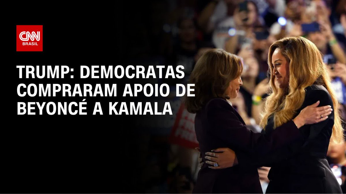 Trump: Democratas compraram apoio de Beyoncé a Kamala; assista #AgoraCNN