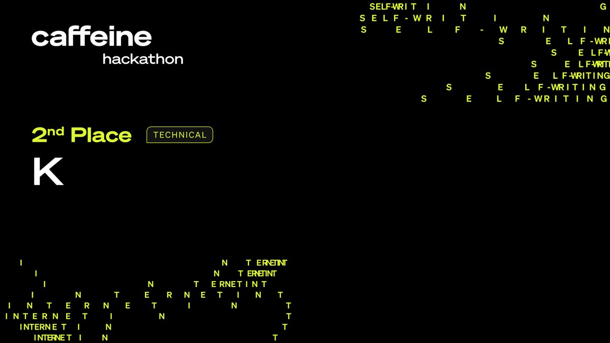 What's possible with caffeine? 🥈Check out what 2nd place technical winner #builtwithcaffeine 🔐 Meet K: your code's security guardian 💣 The Problem: 15 million API keys and passwords leak on GitHub every year - even experienced developers accidentally expose credentials 🛡️ The Solution: Automated security scanning built directly into Caffeine network from Day Zero - Scans entire codebases for hardcoded passwords, API keys, and vulnerabilities - 11-step analysis using regex, best practices, and AI models - Generates security scores with prioritized findings (high/medium/low) - Copy-paste summaries integrate directly with AI builders for automated fixes - Available instantly for every Caffeine project Built by a software engineer tired of accidentally leaking his own API keys. Check it out for yourself: