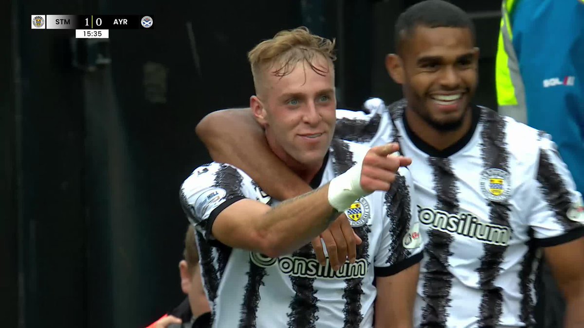 Killian Phillips on the scoresheet once again! ⚫⚪ An important goal for St Mirren FC as the Republic of Ireland international continues to impress 🇮🇪 #PremierSportsCup | SPFL