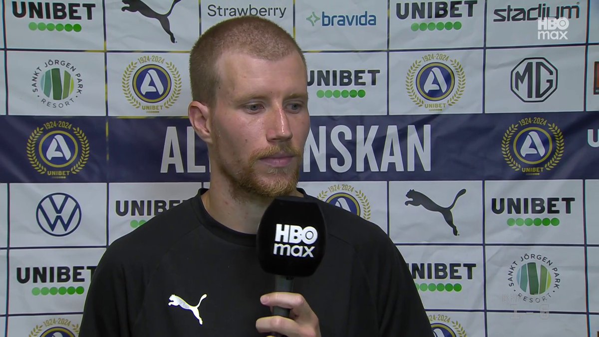 🗣 "Obegripligt att jag får rött kort." Häcken-kaptenen Simon Gustafson efter storförlusten mot Djurgården 💬 📲 Se höjdpunkter från Allsvenskan på HBO Max