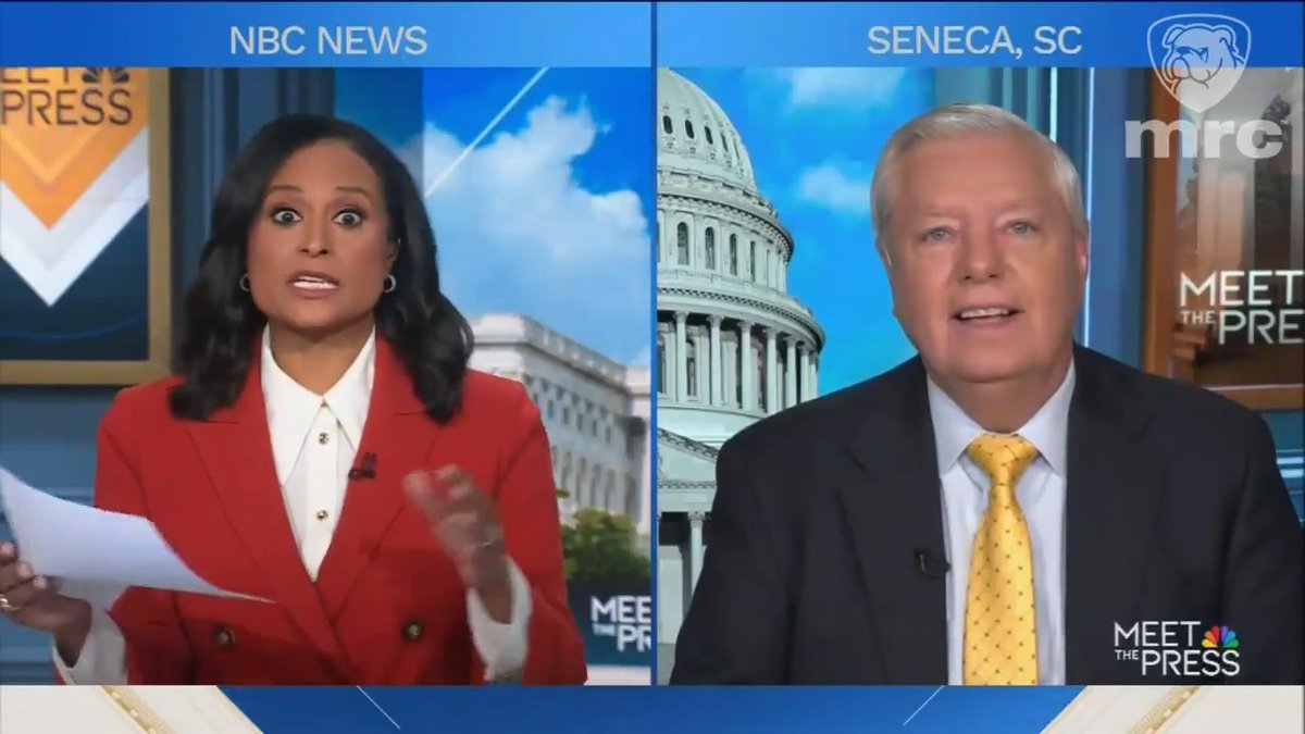 WATCH as Sen. Lindsey Graham calls out Kristen Welker's firefighting of the Russia Hoax Doc Drop: "You're trying to sweep this stuff under the rug and that's not right."