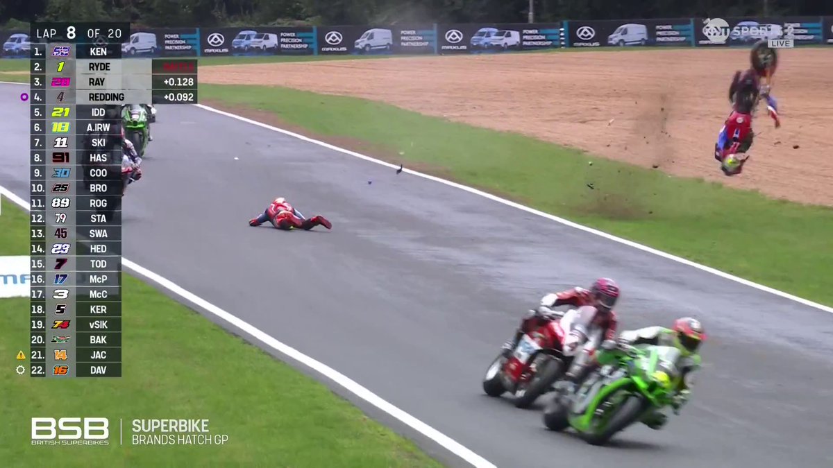 "THAT IS HORRENDOUS" Massive highside for Andrew Irwin ๐ฅ #BSB