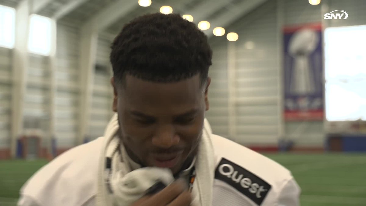 Abdul Carter tells Niki Lattarulo that he will do a celebratory backflip if he scores a touchdown this season
