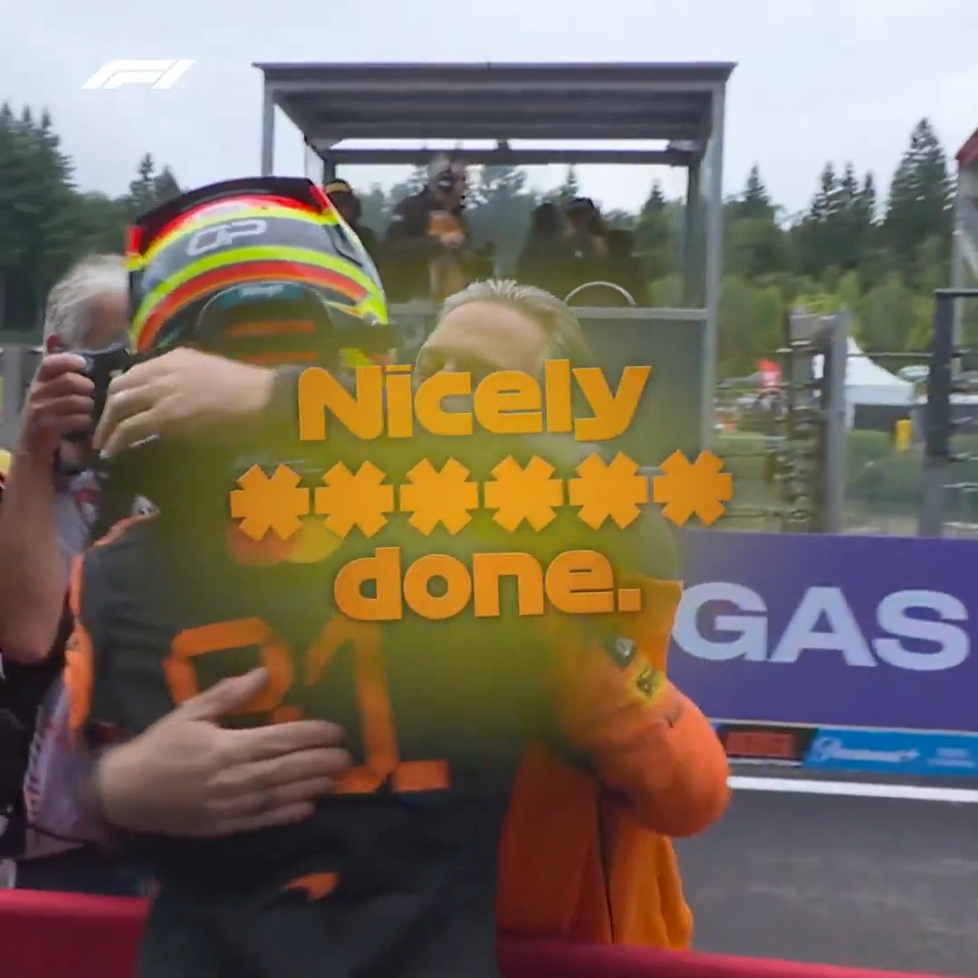 Oscar Piastri reigns at Spa 👑 #F1 #BelgianGP