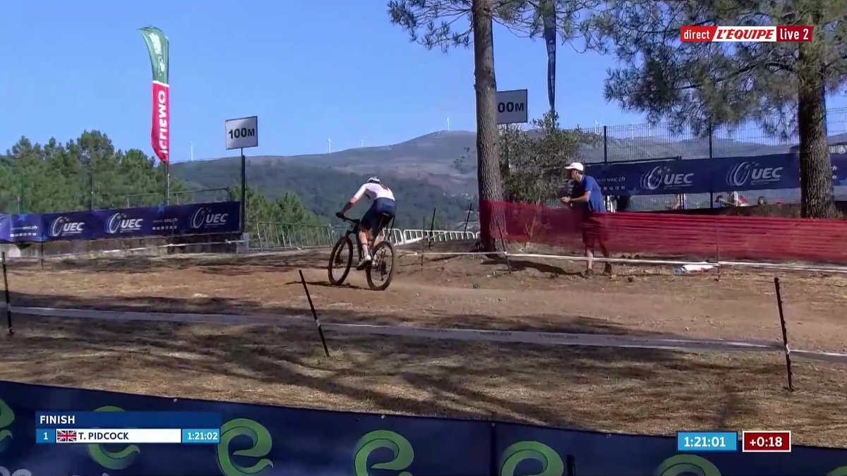 Tom Pidcock champion d'Europe de cross-country ! #lequipeVELO