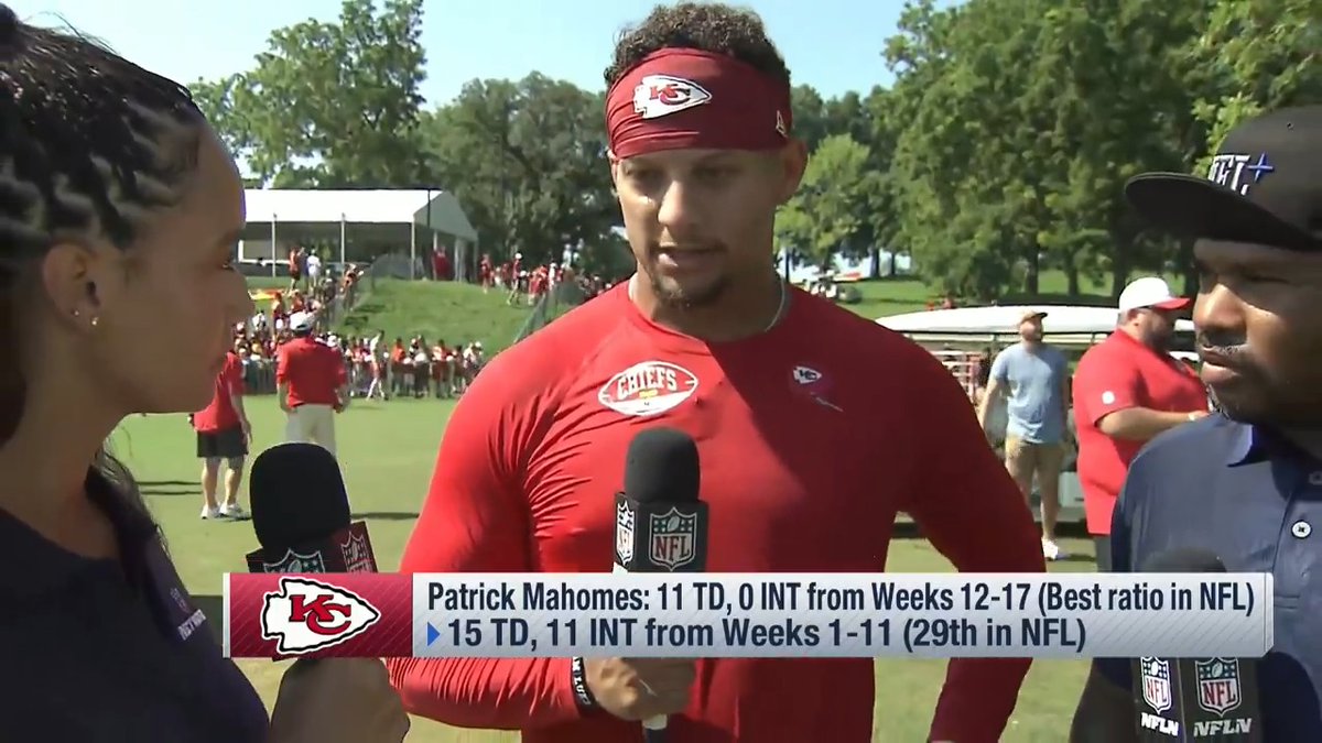 "Competition breeds excellence." Patrick Mahomes II is looking forward to seeing how the Kansas City Chiefs position battles play out at training camp. Back Together Weekend – Live on @NFLNetwork Stream on NFL+