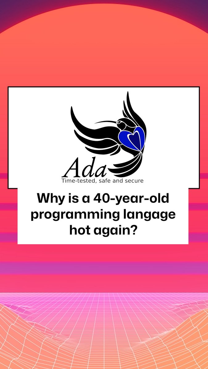 Remember the programming language Ada? Or maybe you've never heard of it at all? 👀 Either way, it's time to get familiar: Ada is back in the top 10 of the TIOBE Index. 🏆 Find out why its focus on security is putting this language back in the spotlight. ▶️