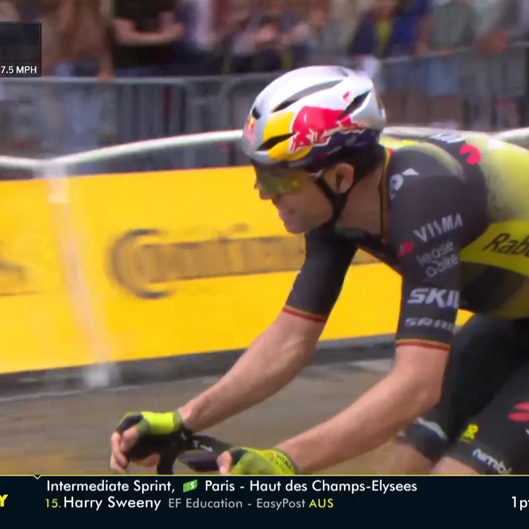 On the 50th anniversary of the Tour de France finishing on the Champs-Élysées, Wout van Aert stole the show with an EPIC final climb for the stage win! #TDF2025