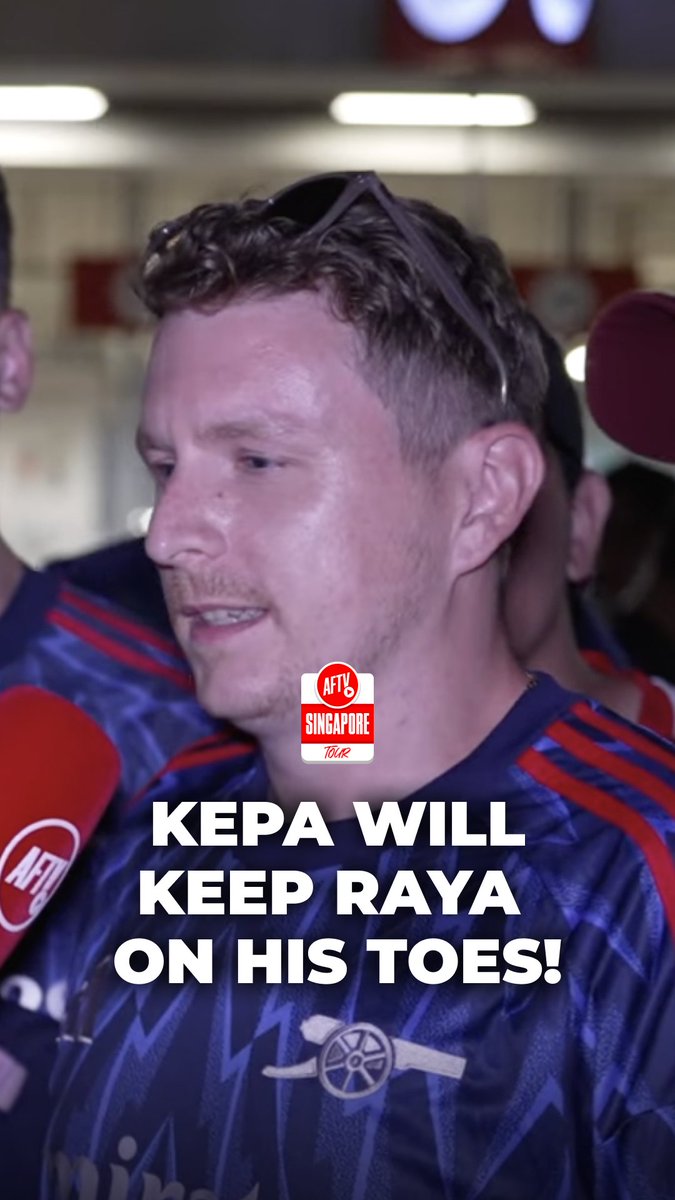 Kepa will give Raya ๐๐๐๐๐๐๐ competition โ ๐๐จ ๐ฒ๐จ๐ฎ ๐๐ ๐ซ๐๐, ๐๐ซ๐ฌ๐๐ง๐๐ฅ ๐๐๐ง๐ฌ? ๐ค #AFTVSingapore #DavidRaya #Kepa