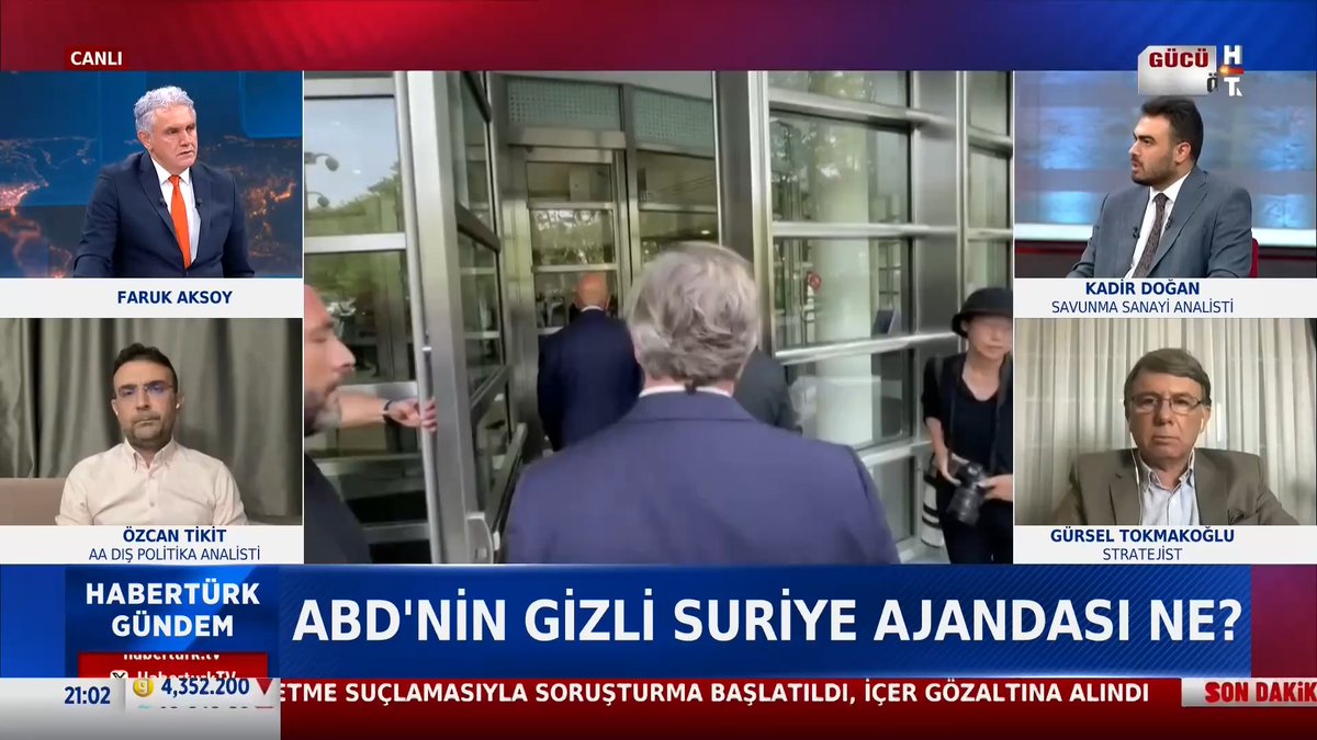 📌Paris'te İsrail-Suriye temasının kodları Savunma Sanayi Analisti Kadir Doğan #HabertürkGündem'de değerlendirdi.