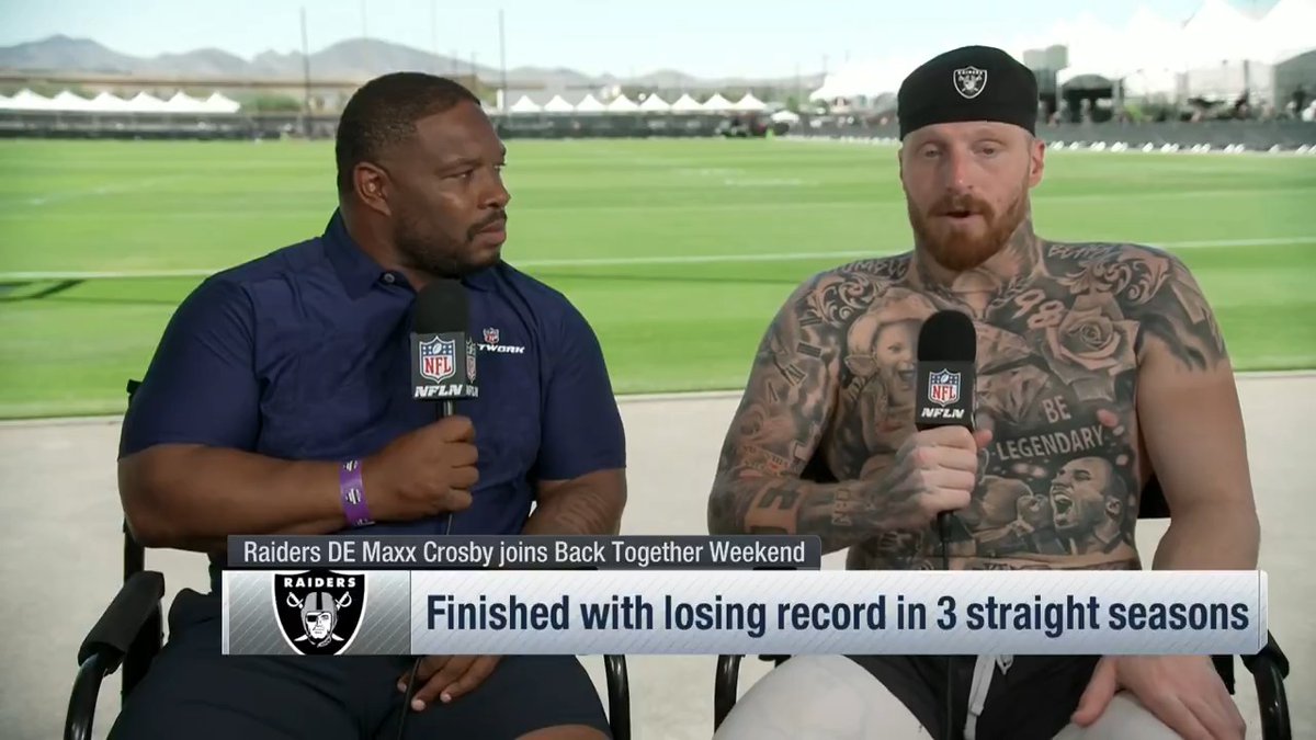 "I want to leave a lasting impression on everybody I step out there against." Maxx Crosby on his battles against Patrick Mahomes and other top offensive talents. Back Together Weekend – Live on @NFLNetwork Stream on NFL+