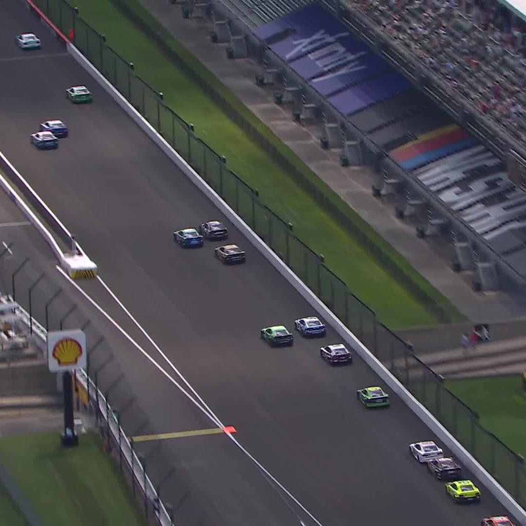 They are not giving an inch of race track out there.