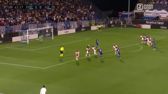 Weer een penalty voor Como! 💔 En dan staat Ajax 3-0 achter 😳 #ZiggoSport #ComoCup #COMAJA