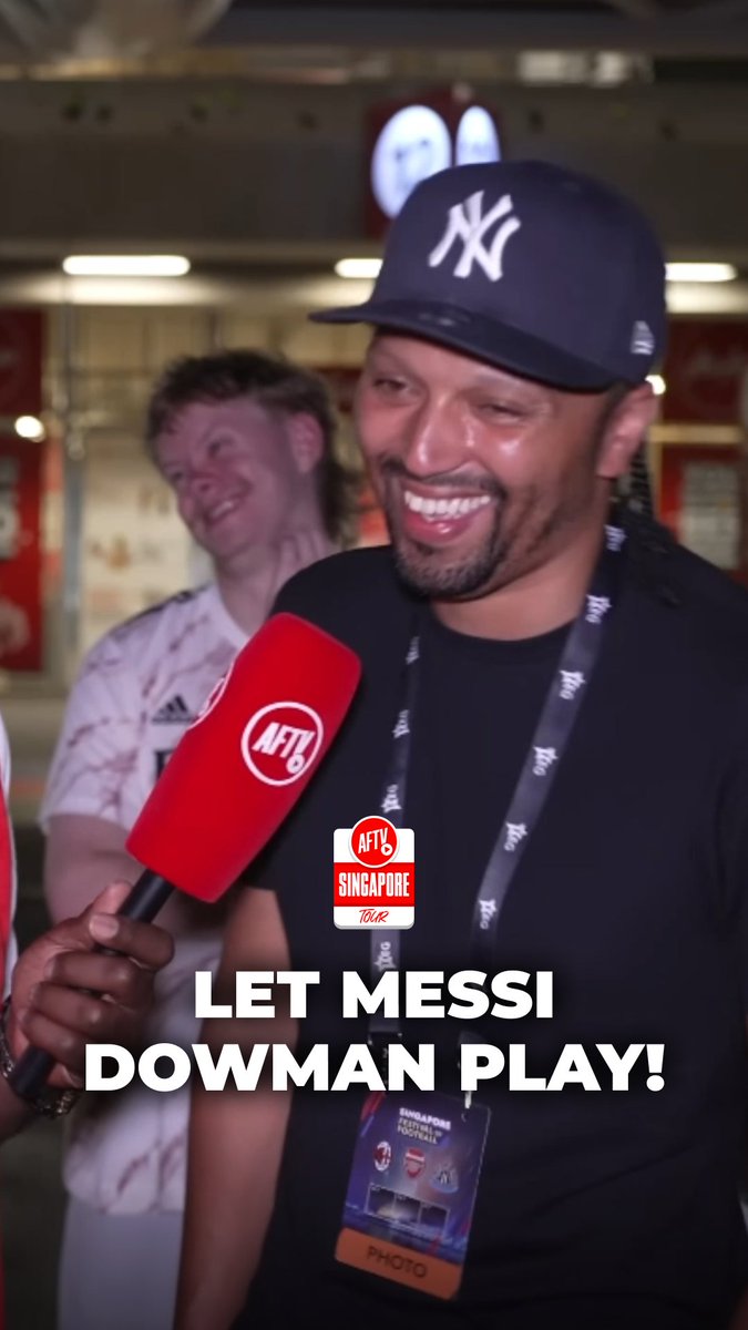 Curtis wants Messi Dowman to ๐๐๐๐ ๐๐๐๐! #AFTVSingapore #FanCams