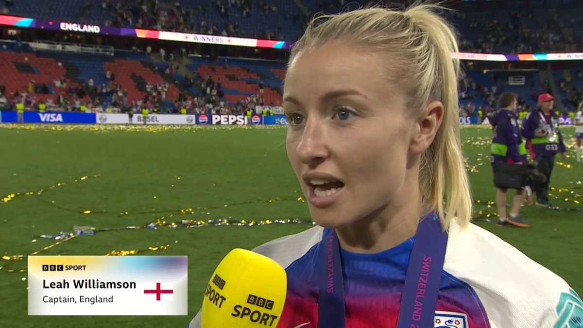 "It just felt like it was gonna be our day!" ๐คฉ Leah Williamson says she always knew the Lionesses were going to win! #WEuro2025 #BBCFootball