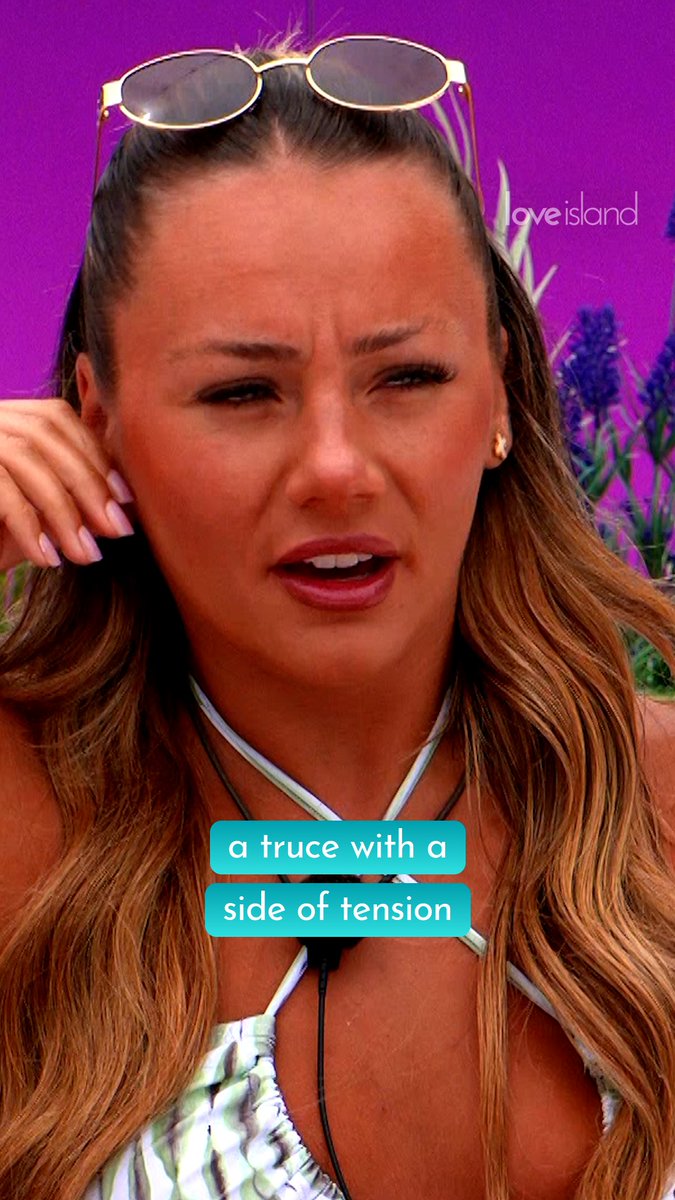 The girls have all forgiven, but Meg has not forgotten 👀 #LoveIsland