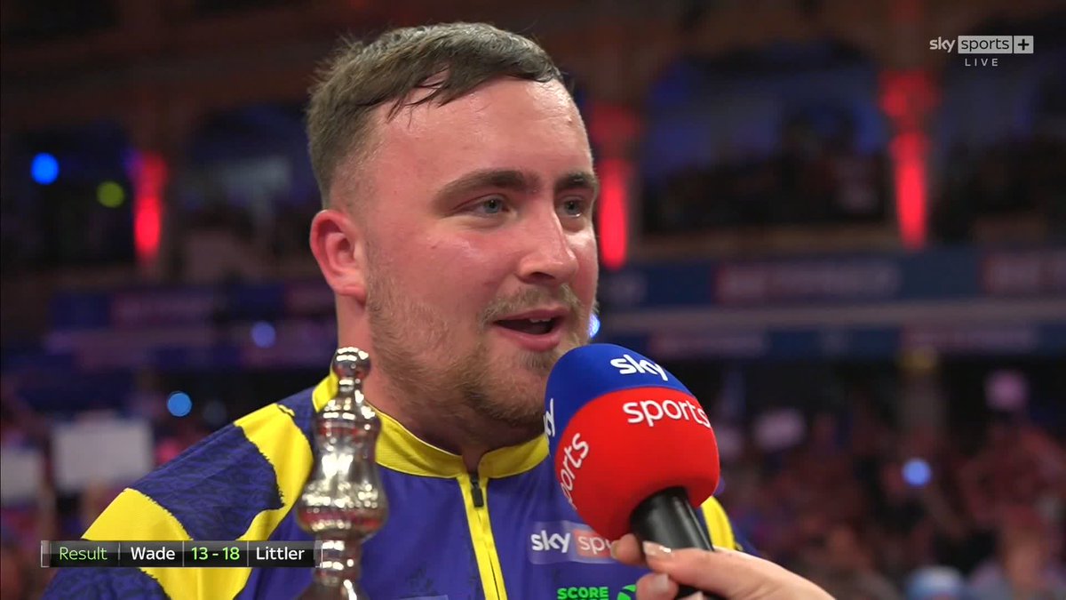 "It means absolutely everything." Luke Littler reacts to becoming the World Matchplay champion! 🏆