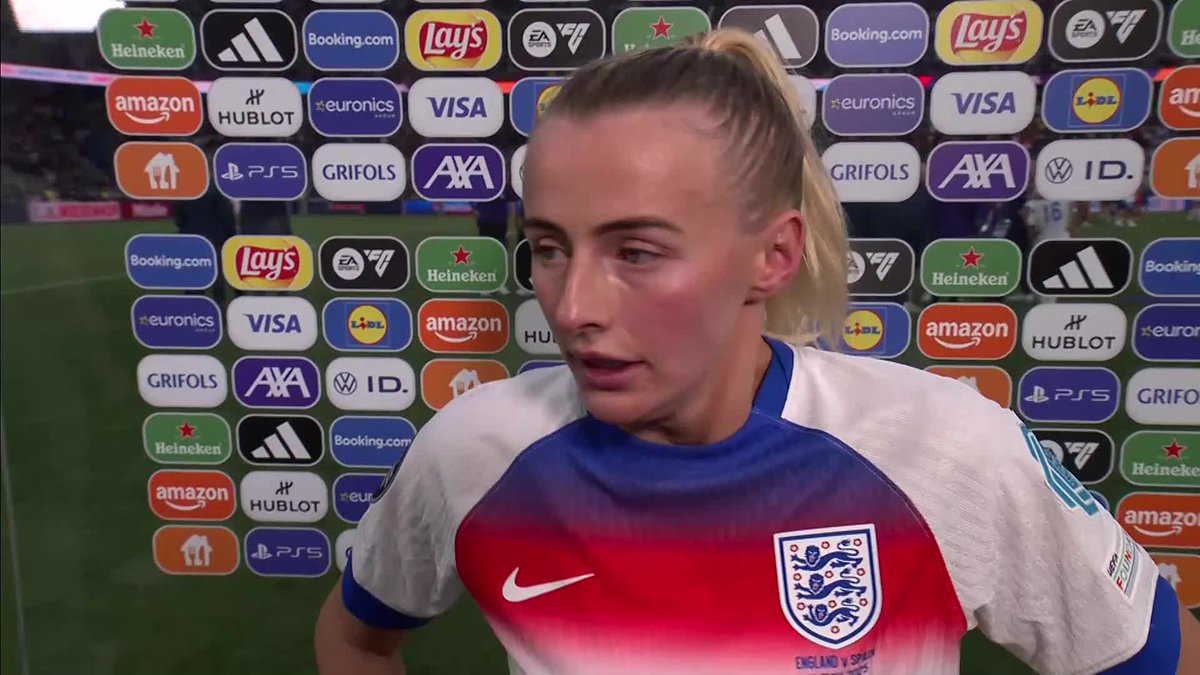 🗣️ "I'm so proud to be English." What a tournament it was for Chloe Kelly 🤩