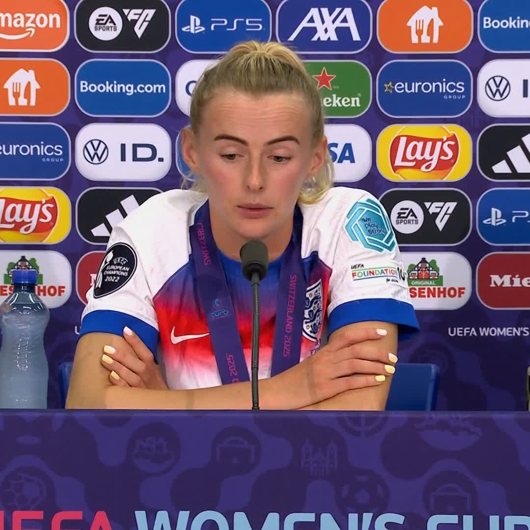 "It just works for me, I was adamant I wasn't missing two on the bounce" Chloe Kelly on her penalty routine after scoring the winning spot kick against Spain in the Euros final 🏴 {Credit: UEFA}