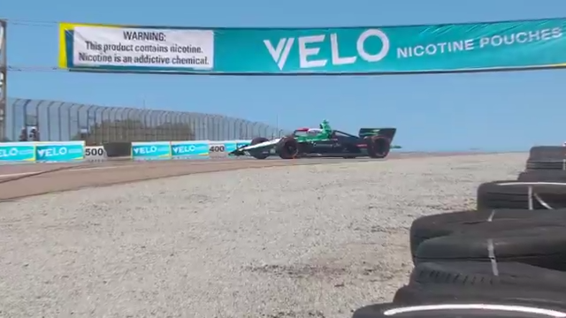 Under caution for Marcus Ericsson.