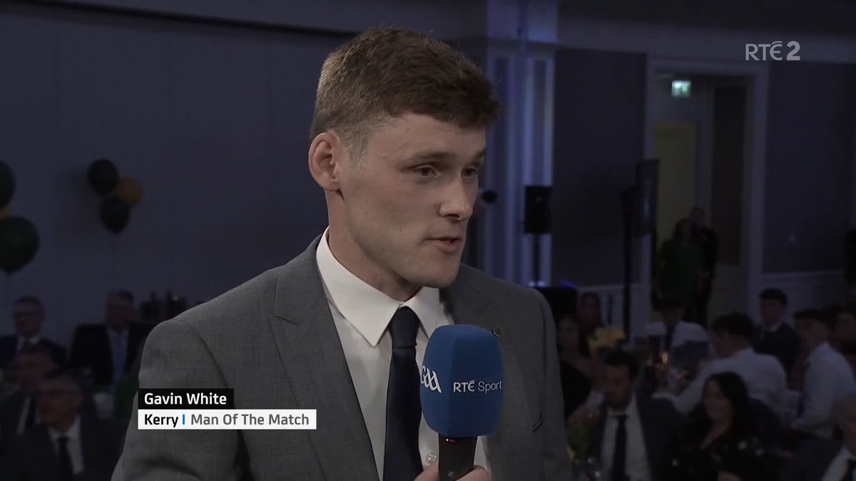 Kerry captain Gavin White is the 2025 All-Ireland Final Man of the Match 📺 Watch the #SundayGame live:
