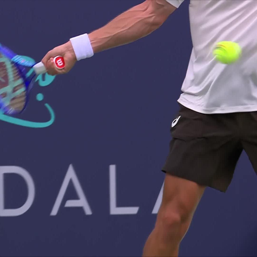 Grip-n-rip 🔥 alex de minaur sends a rocket for a winner #MubadalaCitiDCOpen