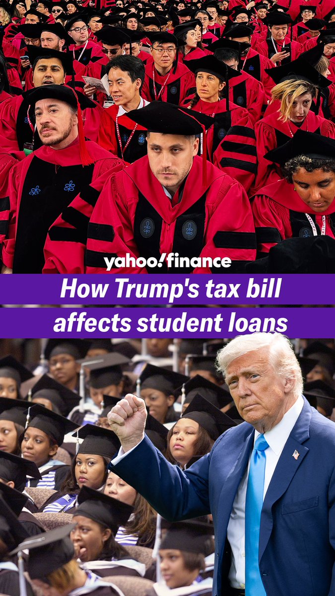 Here's how President Trump's tax bill affects student loans: