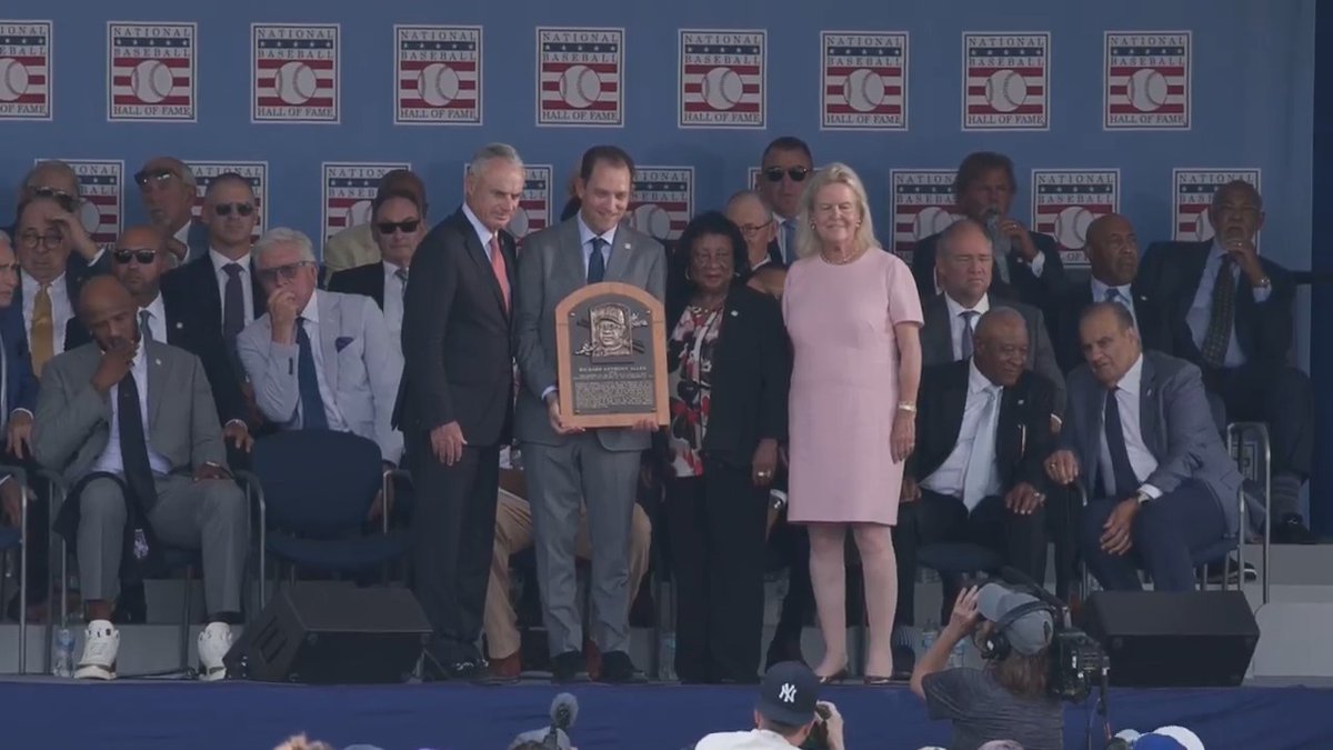 A weekend to remember for the friends and family of Dick Allen as he takes his rightful place in the National Baseball Hall of Fame and Museum ⚾ #RingTheBell x #HOFWKND