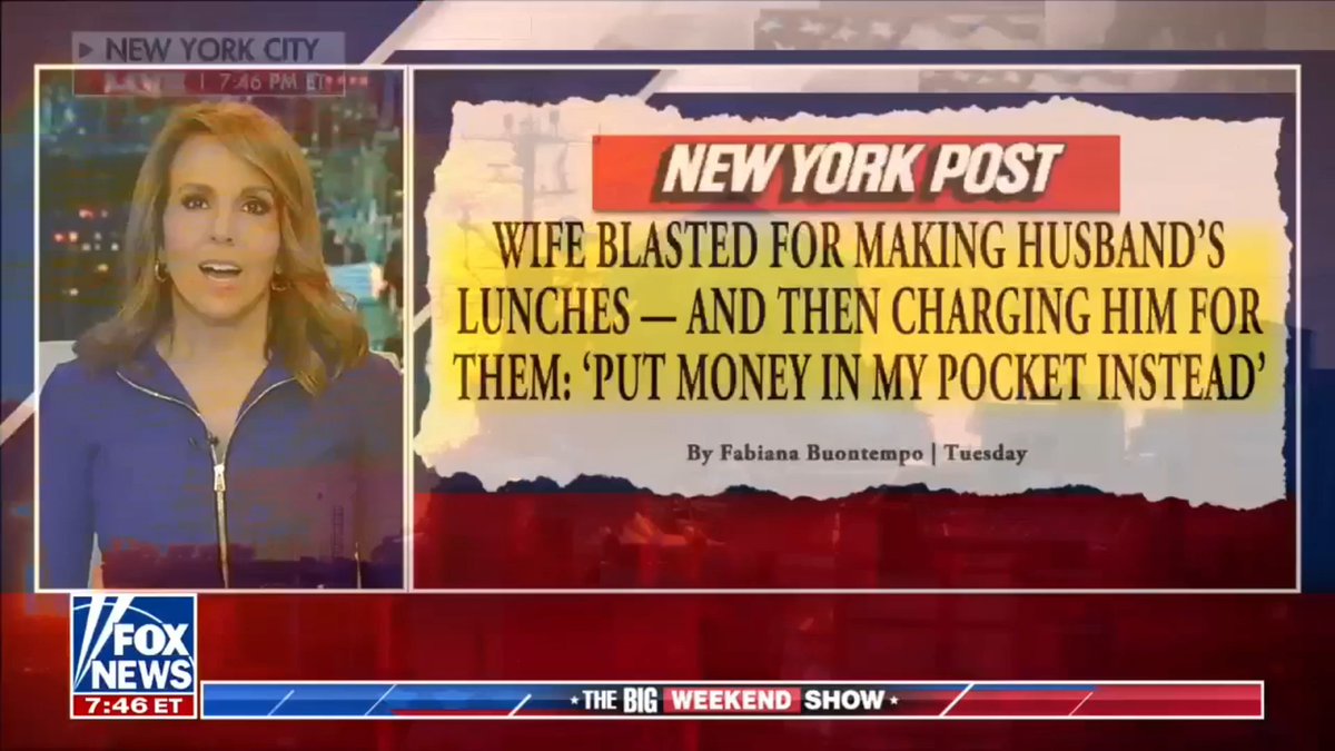 “I think he should divorce her.” The Big Weekend Show reacts after a woman starts charging her own husband over $13 to make his lunch.
