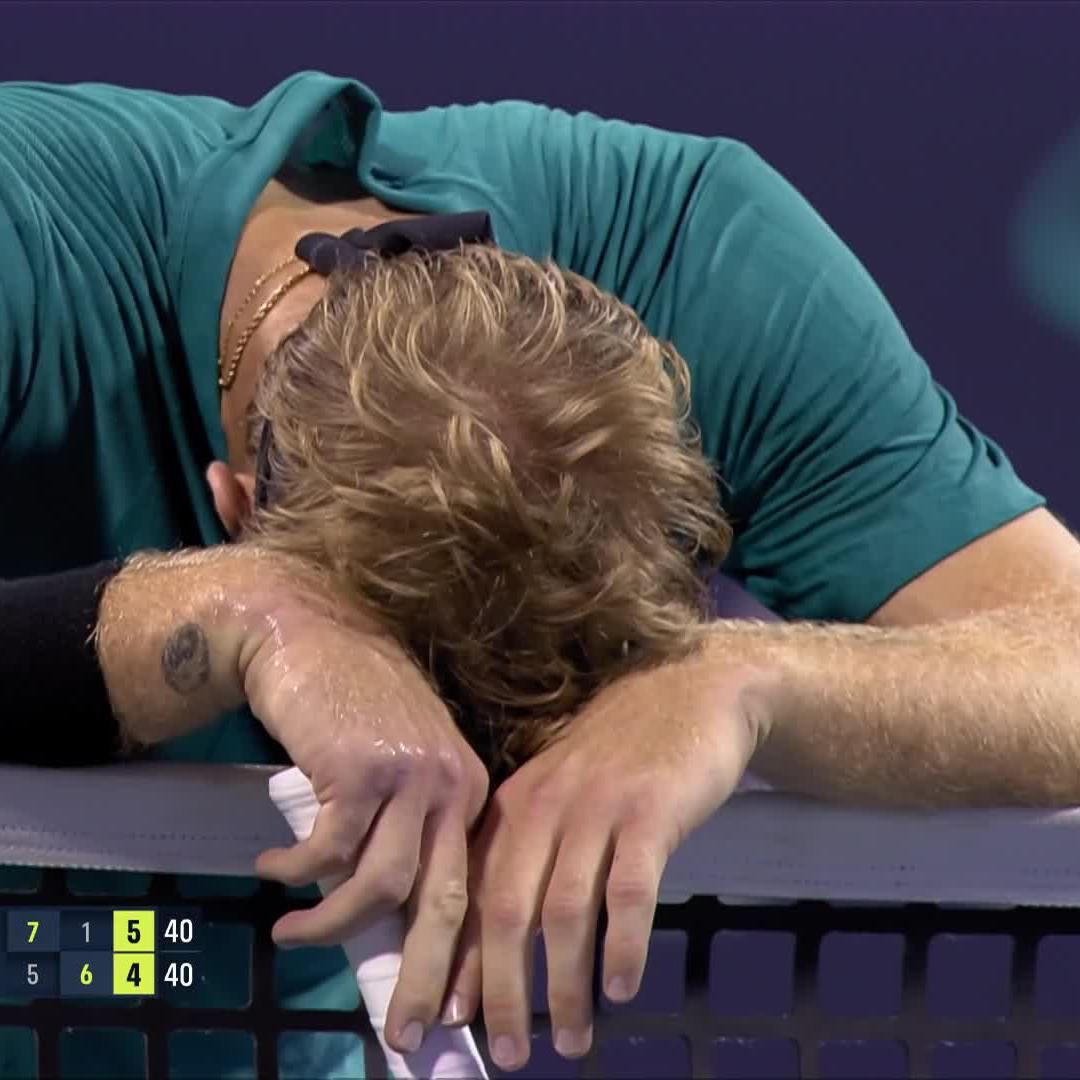 ALEX DE MINAUR SAVED A 3RD CHAMPIONSHIP POINT AGAINST DAVIDOVICH FOKINA LIKE THIS. 🤯🤯🤯🤯🤯🤯