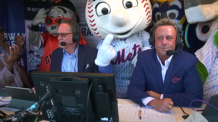 Mr. Met was LOVING this Juan Soto home run 😆 📺 ESPN