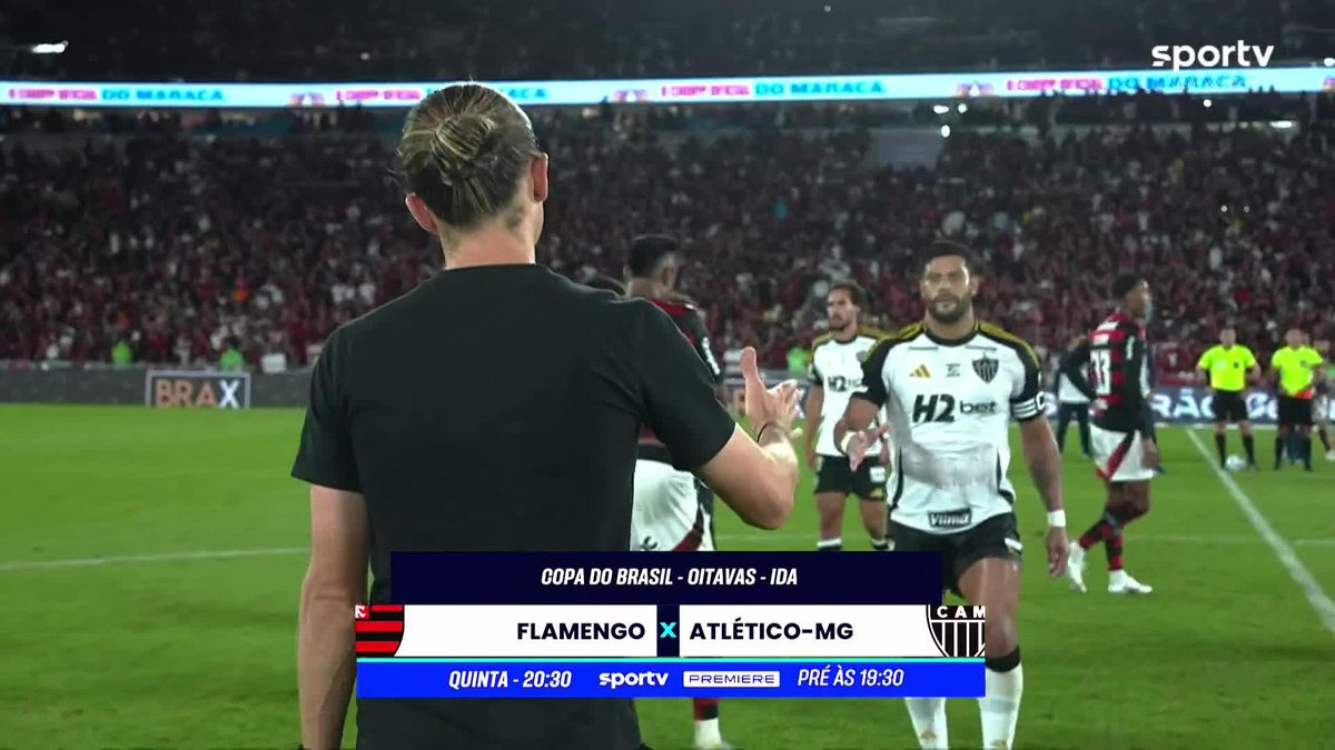 Qual deve ter sido o papo entre Filipe Luís e Hulk após o apito final de Flamengo 1x0 Atlético-MG?