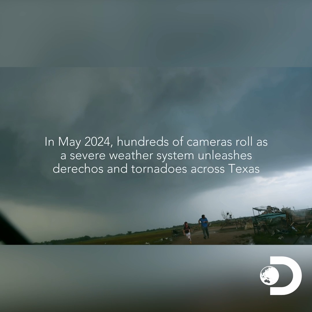 As a monster storm system unleashes across Texas, eyewitnesses capture multiple destructive tornadoes on camera 🌪️ A new season of #InTheEyeOfTheStorm starts NOW on Discovery.