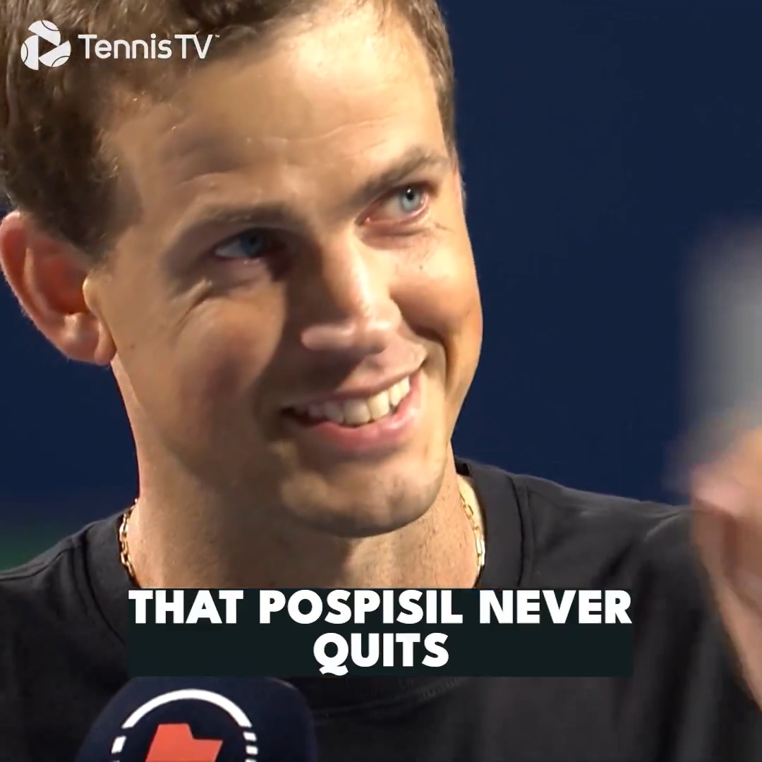 Thank you, Vasek Pospisil 🫶 A brilliant send off for a brilliant career 👏 #NBO25 National Bank Open