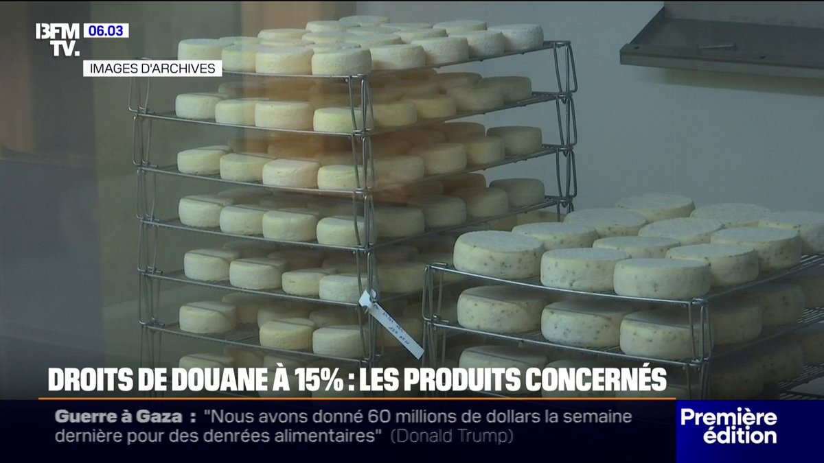 🔴🇫🇷🇺🇸 ALERTE INFO | Les 15% de droits de douane américains frappent de plein fouet l’industrie française : textile, vin, fromage… Des fermetures et délocalisations sont à craindre.
