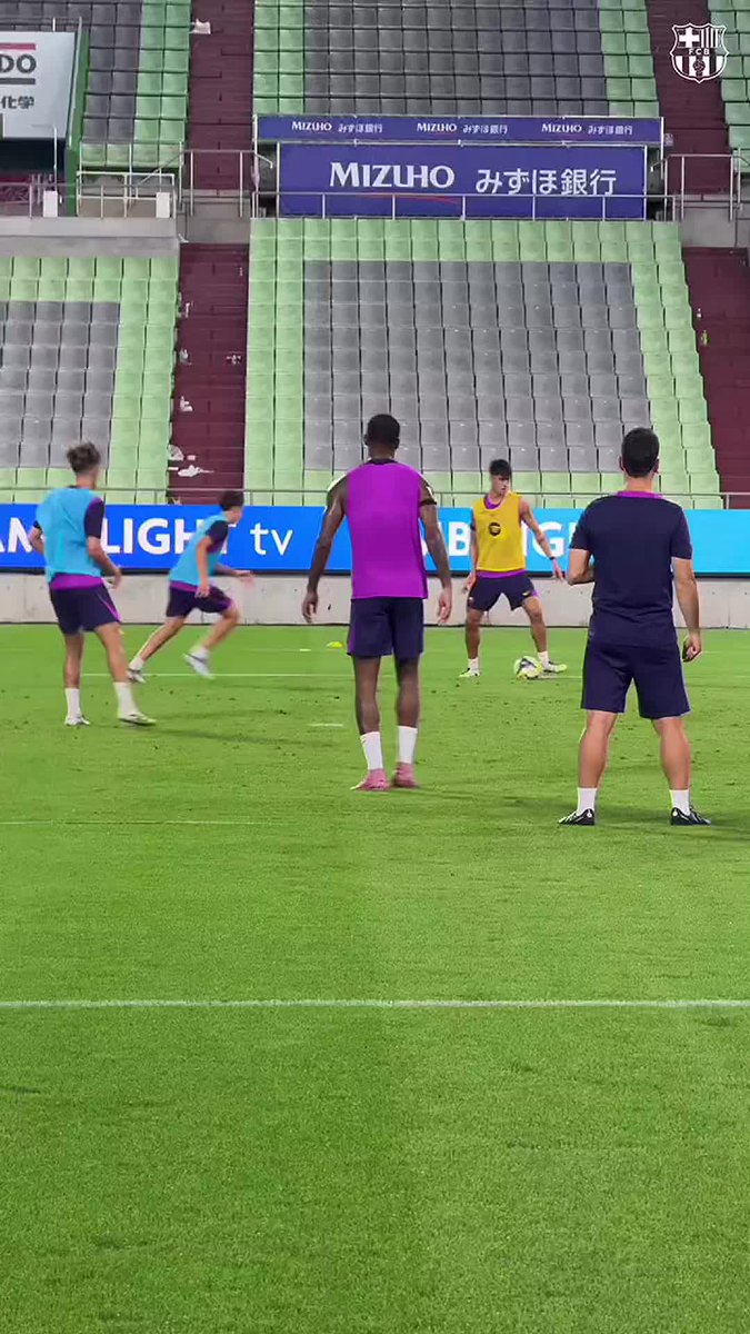 ミニゲームで日本でのラストセッションは終了⚽️🥅