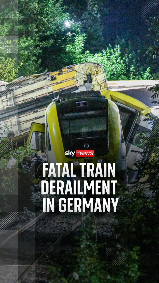 Photos from the scene showed parts of the train on its side as rescuers climbed atop the carriages. Click here for more ➡️