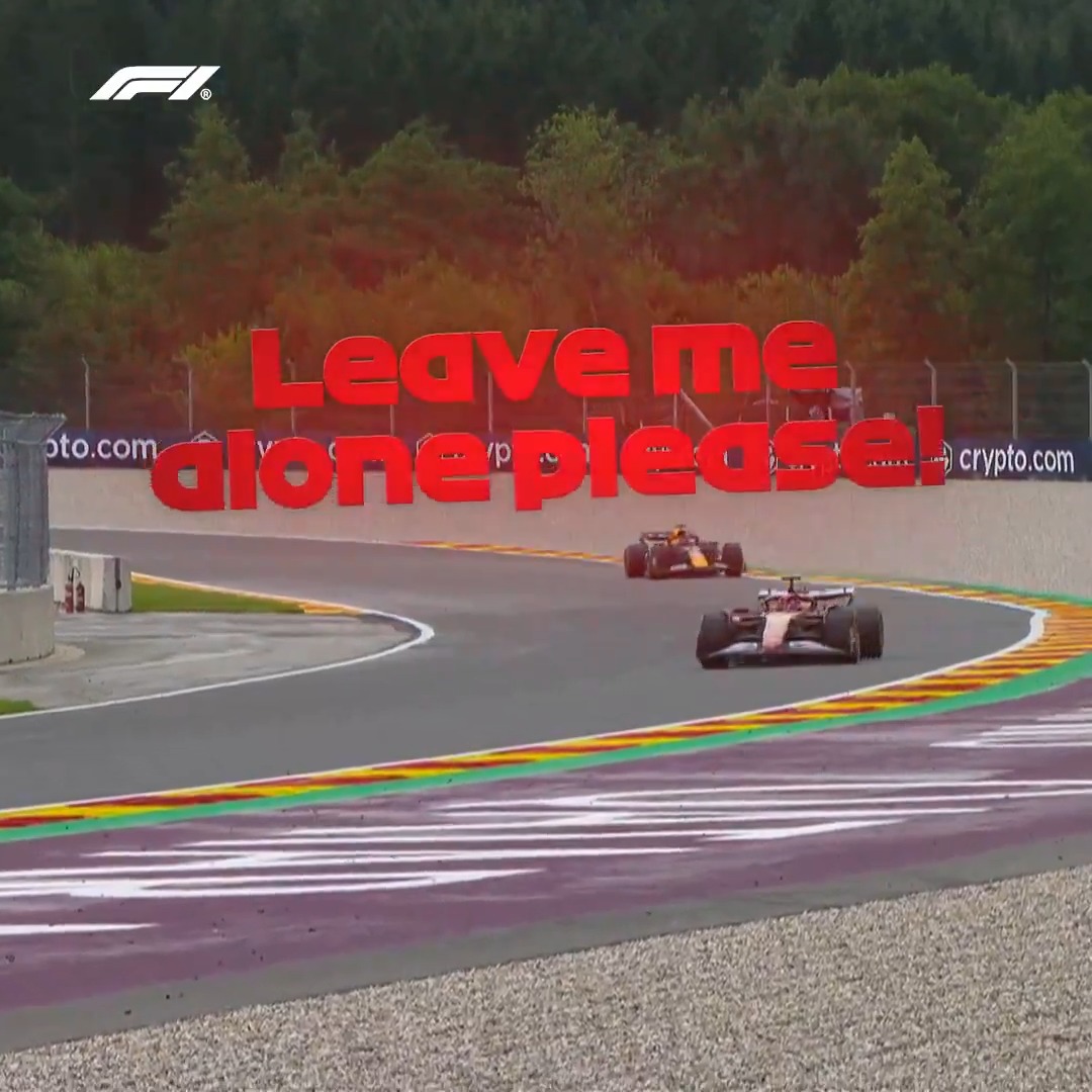 Sometimes, Charles just wants to be left alone! 😄 #F1 #BelgianGP
