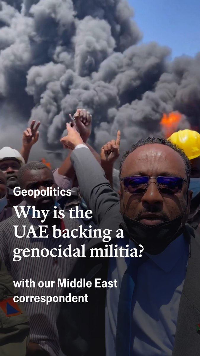 The United Arab Emirates’ support for a genocidal militia in Sudan is helping fuel the world’s worst humanitarian crisis. Our Middle East correspondent, Gregg Carlstrom, explores why the UAE is involved