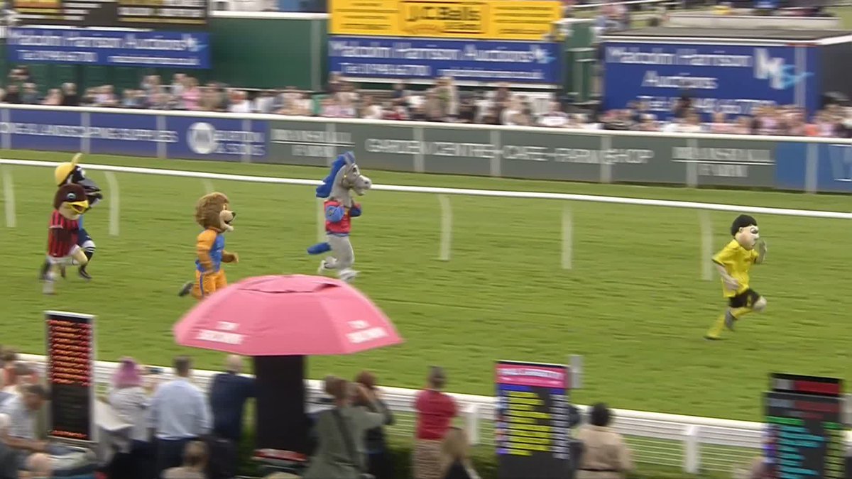 Absolutely batters the rest of the field and then shushes the crowd. ๐