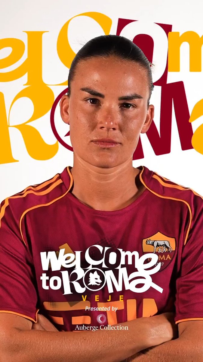 🤝 Benvenuta alla Roma, Katrine Veje! 🇩🇰 #ASRomaFemminile
