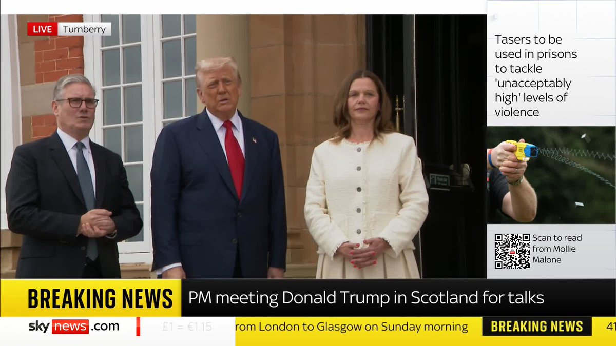 'Those children look very hungry' President Trump is questioned on the starvation faced by the people of Gaza. 📺 Sky 501, Virgin 602, Freeview 233 and YouTube