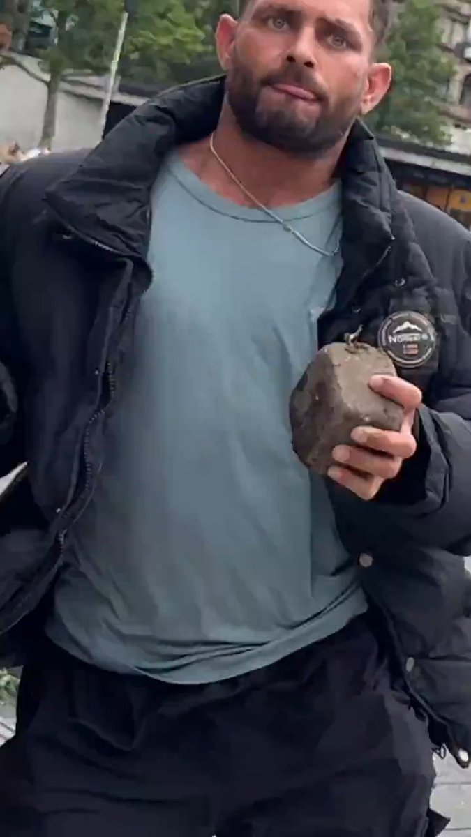 Just a normal family day out in Piccadilly Gardens, Manchester. Bricks and bottles used by angry Afghan. Diversity is our strength. 🙄 Credit DJE MEDIA