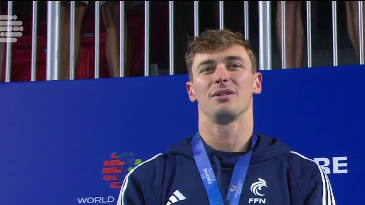 🏊 #AQUASingapore25|🇫🇷 La Marseillaise résonne à Singapour pour Maxime Grousset après son titre en 50 m papillon ! La première d'une longue série ? 📺 Suivez le direct :
